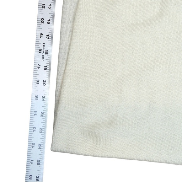 ECHO Made in Japan Vintage Cream Large Scarf Wrap with Metallic Threads - Picture 4 of 8